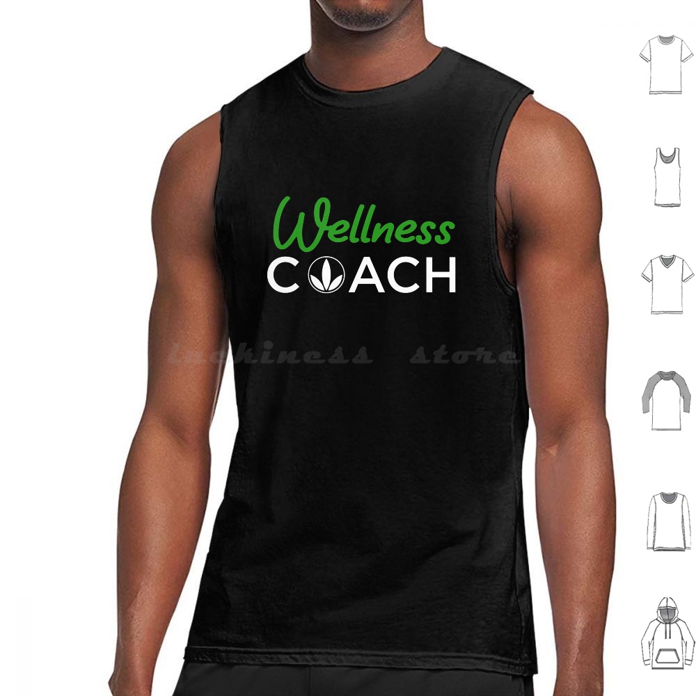 Nutrition Fitness And Health - Camisetas Sem Manga de Algodão Estampadas